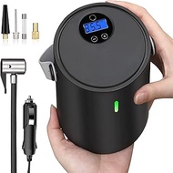 Portable Air Compressor, Tire Inflator, Automatic Digital Tire Pump, Rechargeable Wireless Electric Car Air Pump for Cars, Beds, Balls and Other Inflating Devices