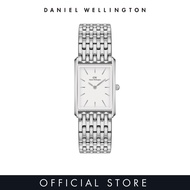 [2 years warranty] Daniel Wellington Bound 32x22mm 9-link Silver - White Dial - Fashion Watch for women - Stainless Steel Strap Watch - Female Watch - DW Official - Authentic นาฬิกา ผู้หญิง