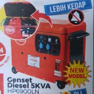 Genset Diesel 5 KVA Zehn Super Silent GARANSI Resmi