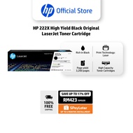 HP 222X High Yield Black Original LaserJet Toner Cartridge / for HP LaserJet Pro 3203, 3288, MFP 330
