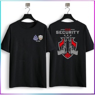 Top Choices Trendy Printing T-Shirts Ready Stock Safety CSG Security Design - Black Crew Neck
