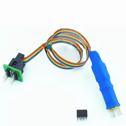 DIP8 in-Line Chip Probe Wire IC Test Clip Clamp 8pin 2.54 for BIOS 93 25 24 CH341A EZP2019 2013 TL86