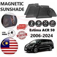 Toyota Estima 2006-2024 Epic Magnetic Sunshade  (6pcs) Accessories Car