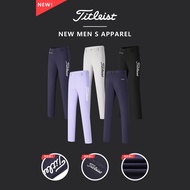 [Titleist] Summer Golf Men's Trousers Thin High Elasticity Quick-Drying Slim-Fit Ball Pants CK006