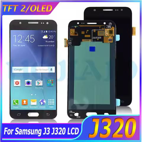 AMOLED LCD Screen For Samsung J320 LCD Display Touch Screen Digitizer For Samsung J3 2016 J320F J320