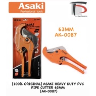 [100% ORIGINAL] ASAKI HEAVY DUTY PVC PIPE CUTTER 63MM (AK-0087) STANLEY / KING TOYO / IRWIN GRADE
