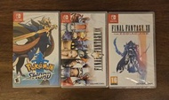 全新Switch Games: 多買可議:  Pokemon Sword / Final Fantasy IX / Final Fantasy XII