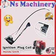 Mesin Rumput Honda GX35 Ignition Plug Coil Brush Cutter OGAWA LPS380 Plug Coil Api