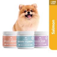 Dr Shiba Happy Tummy Jolly Joints and Silky Fur Triple-Care Bundle Healthy Dog Treats for Pets with