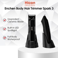 Enchen Spark 3 Pemangkas Elektrik Rambut Badan Body Hair Trimmer Epilator For Men Women 100% Waterpr