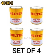 ( SET OF 4 ) NELTEX PVC PIPE CEMENT 100CC / 200CC / 400CC