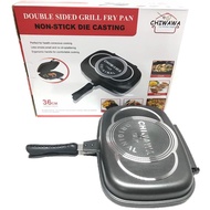 Chiwawa Call Italy Non Stick Double Sided Frying Bbq Grill Pan Periuk Fried 36cm Magic Grill