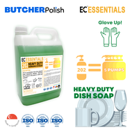 202 Heavy Duty Dish Soap 5L by EC Essentials | Heavy Duty Dishwashing Detergent