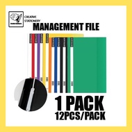 【12pcs/pck】CWE RP10 A4 Report File / Management File / Fail A4 Plastik / Fail Nipis / Fail Plastik