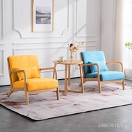 Cloth Nordic Chair Leisure Chair Lazy Sofa Chair Sofa Solid Leisure Chair Leisure Single Bedroom Sof