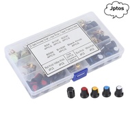 JPTOS 80Pcs Potentiometer Kit, with Storage  Assortment Kit Adjustable Potentiometer, Set Kit B5K B1