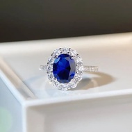 High - End PT950 Platinum White Gold Ring for Her, 3ct Pigeon Egg - Shaped Diamond