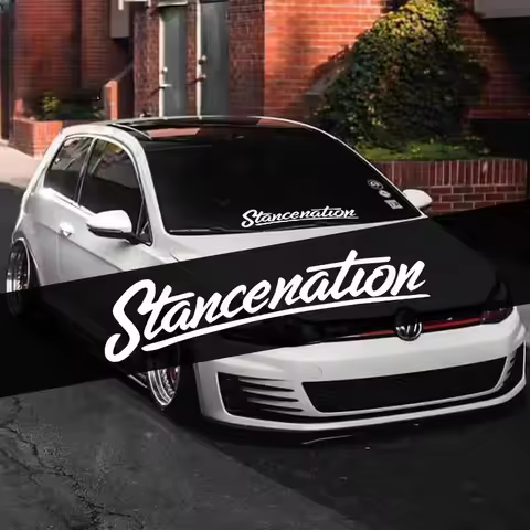 JDM Style Decals Car Door Removable Decoration Auto Windshield LOGO Decorative Stickers for Bmw E46 