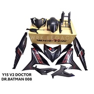 BODY COVER SET Y15ZR V2 DOCTOR BATMAN 008 (STICKER SIAP TANAM)