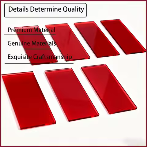 1-10mm Red Transparent Acrylic Board ( - Organic Glass Color Board, Diy/exhibition/wedding/home Deco
