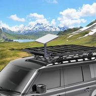 SK0084 for Mini RV Ladder Mount Mini Roof Rack Mount Mini Pole Clamp Mount with Pipe for RVs