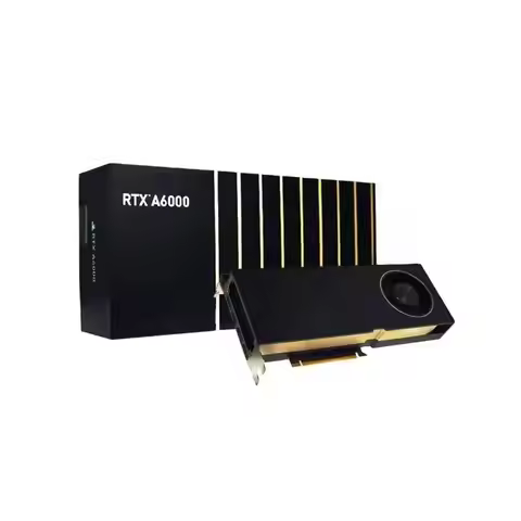 High-tech workstation 48GB RTX A6000, 4 DP high-performance graphics card