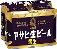 Asahi Kuronama Beer Can 6 x 350ml