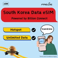 South Korea eSIM Data Roaming | QR Code via Email - By Billion Connect
