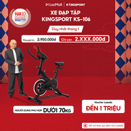 Miễn phí lắp đặt | Xe đạp tập KINGSPORT KS-106 khung   khung sườn chắc chắn tích hợp đồng hồ đo lườn