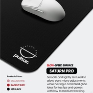 Pulsar eS Saturn Pro Control Type Gaming Mousepad SOFT XL 490 x 420 x 4mm JET BLACK / RADIENT RUBY