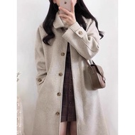 READY TO SHIP IMMEDIATELY Korean Winter Coat Wool Coat LD 120cm Winter Coat Women Coat For Women Lon
