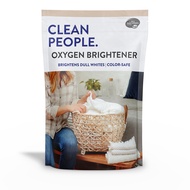 Clean People Natural Oxygen Brightener Stain Remover - Natural Bleach Alternative, Plant Derived Ing