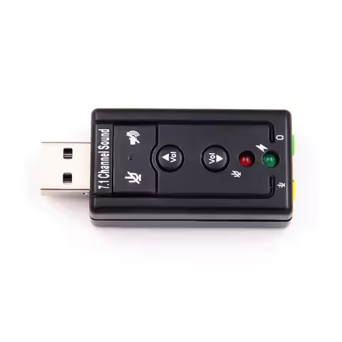 7.1 USB Stereo Audio Adapter Mini External Sound Card for Windows XP/2000/Vista/7 USB Audio Adapter 