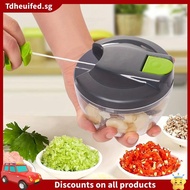 [In Stock]Hand Crank Garlic Mincer Multifunctional Vegetable Dicer Vegetable Dicer Chopper