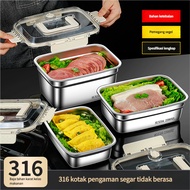 SUS316 Stainless Steel Food Container Food Container Storage Box Vegetable Food Container
