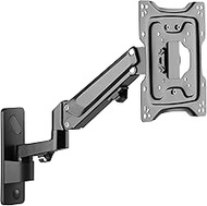 RICOO TV Monitor Wall Mount Swivelling Gas Lift for 23-42 Inches, Universal TV Mount S4422, TV Mount