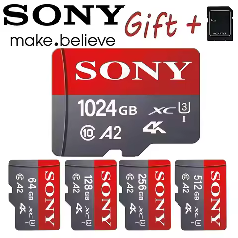 SONY-Flash Memory for Monitor Video Micro SD Card High Endurance U3 V30 Class SD TF 128GB 32GB 64GB 