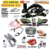 Combo REMPIT Restore Ex5 Hp Ex5 Dream cover set with chain case, Lamp set, seat bar and others “GP R