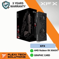 Flexi Tech XFX SWIFT AMD Radeon RX 9060XT OC Dual Fan Gaming Edition with 16GB GDDR6 HDMI 2xDP, AMD 