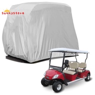 4 Passenger Golf Cart Cover 210D Oxford Waterproof Dustproof Roof Enclosure Rain Cover for EZ GO, Cl