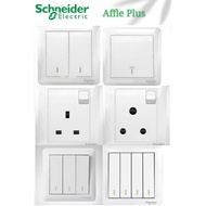 Schneider Affle plus switch socket wall mount