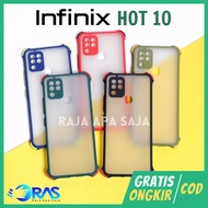 Soft Case INFINIX HOT 10 Hot10 Silicon Bumper Anticrack Casing Kesing