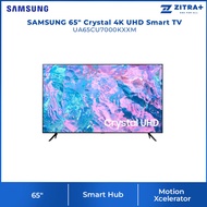 SAMSUNG 65" Crystal 4K UHD Smart TV UA65CU7000KXXM | Motion Xcelerator | Samsung Health | Q-Symphony | Smart Hub