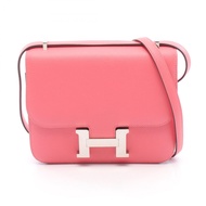 [Used] Hermes HERMES Shoulder Bag Constance 3 Mini Rose Azalee Leather Constance 3 Mini Rose Azalee 
