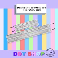 Stainless Steel Ruler / Metal Ruler (15cm / 30cm / 60cm)