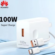 Honor SuperCharge Max 100W Charger Plug Power Adapter 6A Type C Cable For Honor 70 60 Pro 50 Magic 3