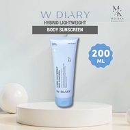 (พร้อมส่ง) W DIARY Hybrid Lightweight Body Sunscreen 200ml.