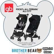 GB Stroller Pockit+All Terrain (Velvet Black) / +All City (Velvet Black) from [6 Months up to 22 Kg] | BROTHER BEAR