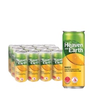 Fuze by Heaven and Earth - Mango Green Tea (300ml x 12 Cans) Pack