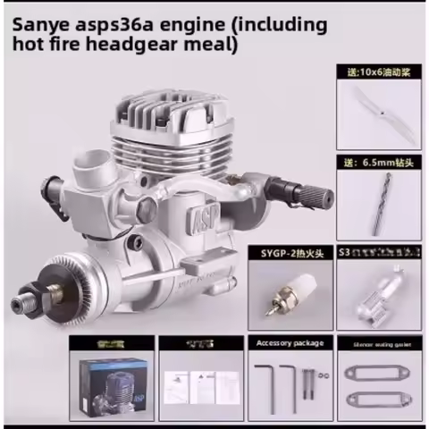 Grade Scale 8.47cc 2 Stroke Nitro Engine ASP S52A/S52AII 36